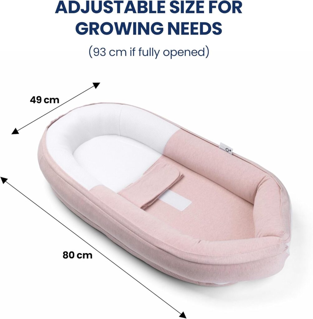 Doomoo Baby Cocoon mazuļu ligzdiņa krāsa Chine Pink