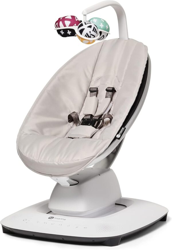 Autokreslini.lv | MamaRoo 5 mazuļu šūpolītes krāsa Classic Grey bilde #1