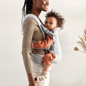 BabyBjorn Harmony ergosoma mazuļiem 0-3gadiem krāsa Silver 3D MESH