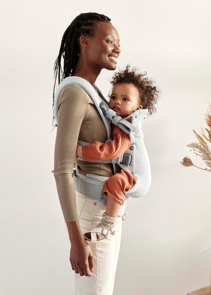 BabyBjorn Harmony ergosoma mazuļiem 0-3gadiem krāsa Silver 3D MESH