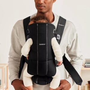 BabyBjorn MINI egosoma mazuļiem 0-12mēn. krāsa Black Woven
