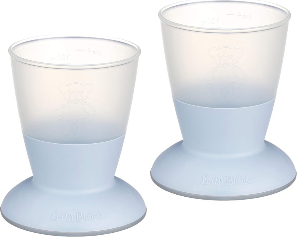 BabyBjorn mazuļu krūzītes 2gab. krāsa Powder Blue