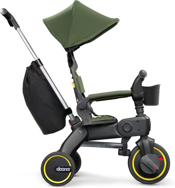 Autokreslini.lv | Liki Trike S3 stumjamais bērnu trīsritenis krāsa Slate Green/ Forest Grey bilde #3