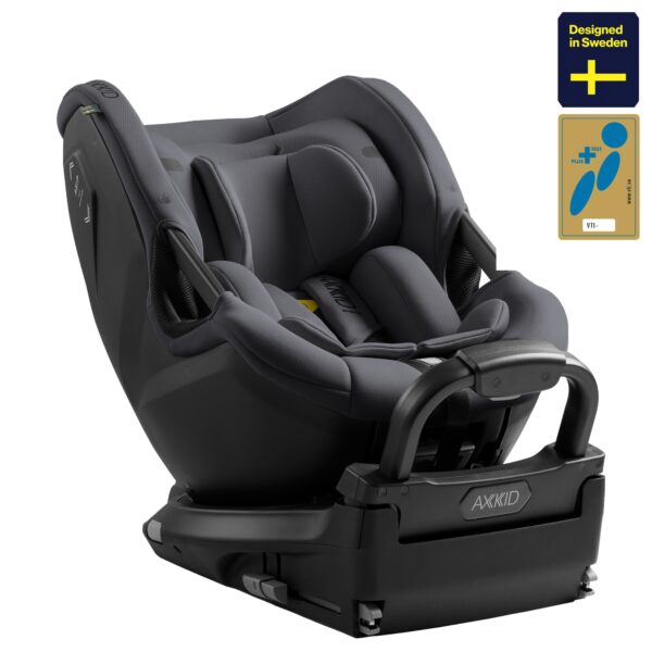Axkid SpinKid 2 rotējošs atpakaļskata autokrēsliņš bērniem 40-105cm krāsa Artic Mist Grey