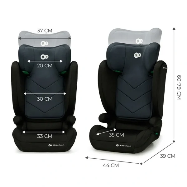 Autokreslini.lv | I-Spark autokrēsliņš bērniem 100-150cm krāsa Black bilde #19