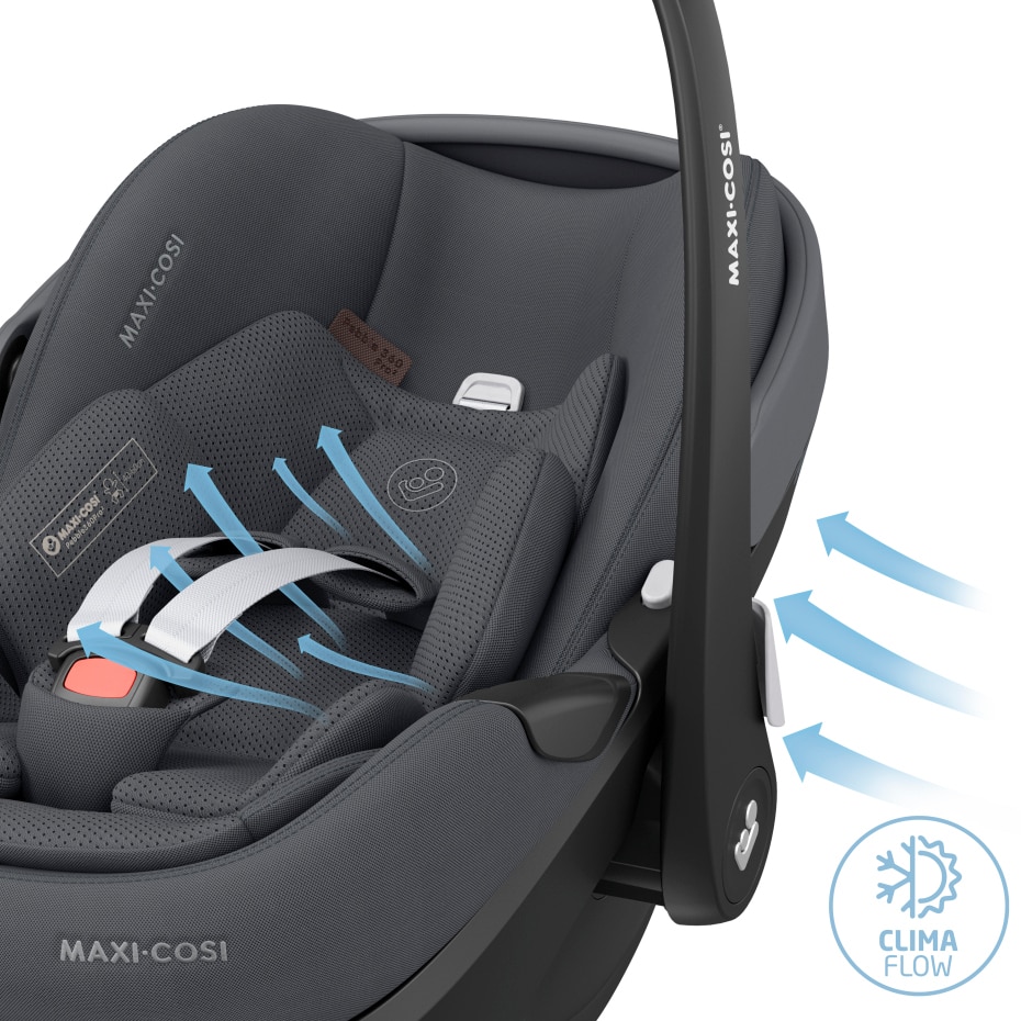Maxi Cosi Pebble 360 PRO 2 autokrēsliņš mazuļiem 40-87cm krāsa TWILLIC GRAPHITE