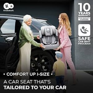 Kinderkraft Comfort UP 2 I-Size autokrēsliņš bērniem 76-150cm krāsa Grey