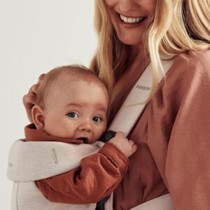 BabyBjorn MINI ergosoma mazuļiem 0-12mēn. krāsa Light Beige 3D Jersey