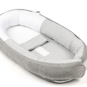 Doomoo Baby Cocoon mazuļu ligzdiņa krāsa Classic Grey
