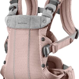 BabyBjorn Harmony ergosoma mazuļiem 0-3gadiem krāsa Dusty Pink 3D MESH