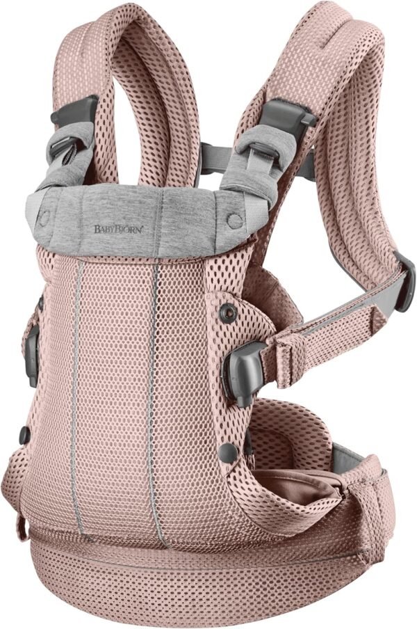 Autokreslini.lv | Harmony ergosoma mazuļiem krāsa Dusty Pink, 3D MESH bilde #1