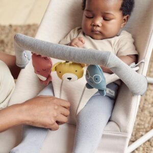 BabyBjorn BLISS šūpuļkrēsls mazuļiem 0-13kg krāsa LIGHT BEIGE, 3D Jersey