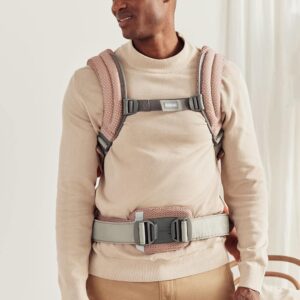 BabyBjorn Harmony ergosoma mazuļiem 0-3gadiem krāsa Dusty Pink 3D MESH