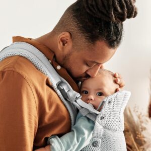 BabyBjorn Harmony ergosoma mazuļiem 0-3gadiem krāsa Silver 3D MESH