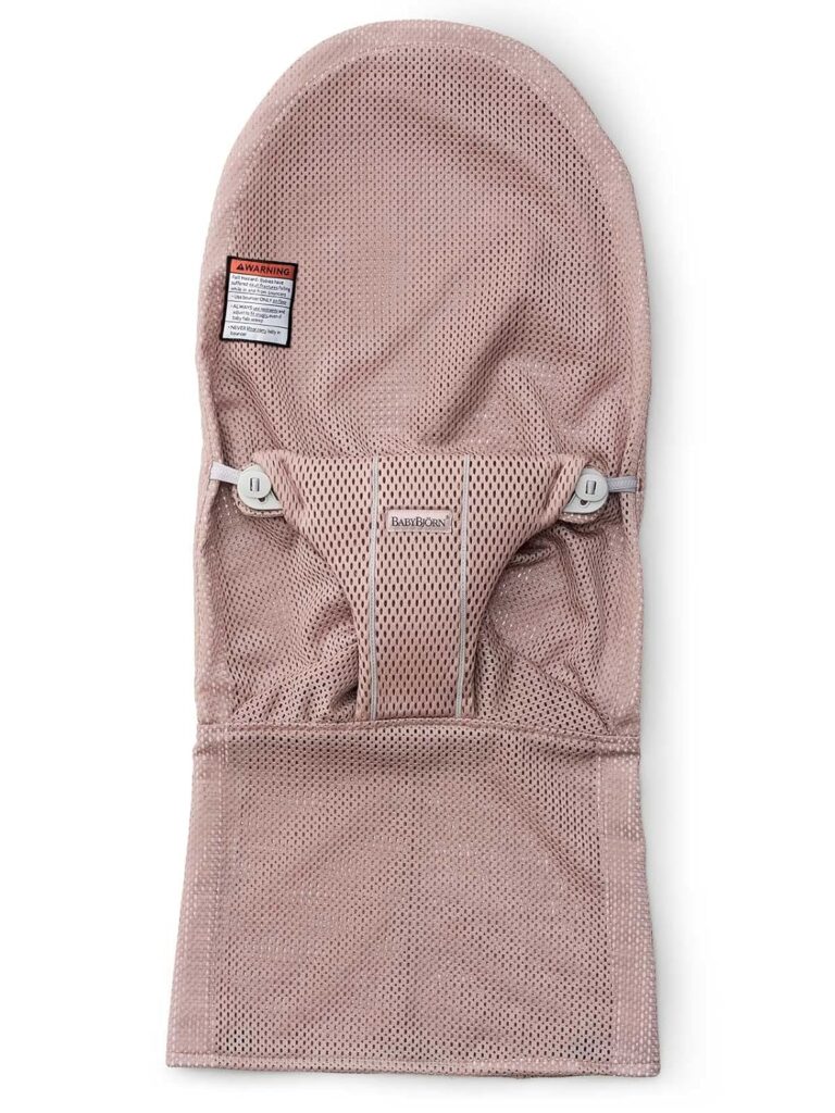 BabyBjorn Bouncer BLISS sēžamās daļas pārvalks krāsa Dusty Pink, Mesh