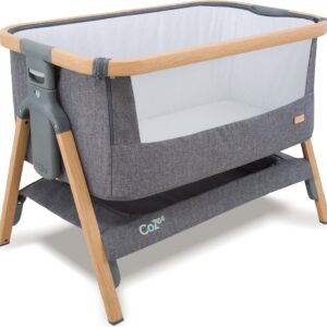 Tutti Bambini CoZee BEDSIDE mazuļu gultiņa krāsa OAK/CHARCOAL