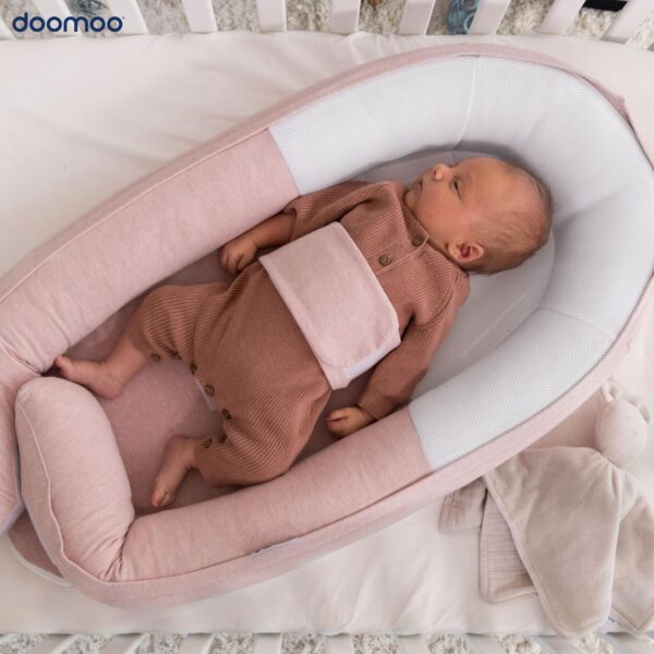 Autokreslini.lv | Baby Cocoon mazuļu ligzdiņa krāsa Chine Pink bilde #3