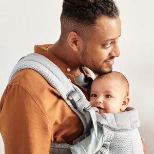 BabyBjorn Harmony ergosoma mazuļiem 0-3gadiem krāsa Silver 3D MESH