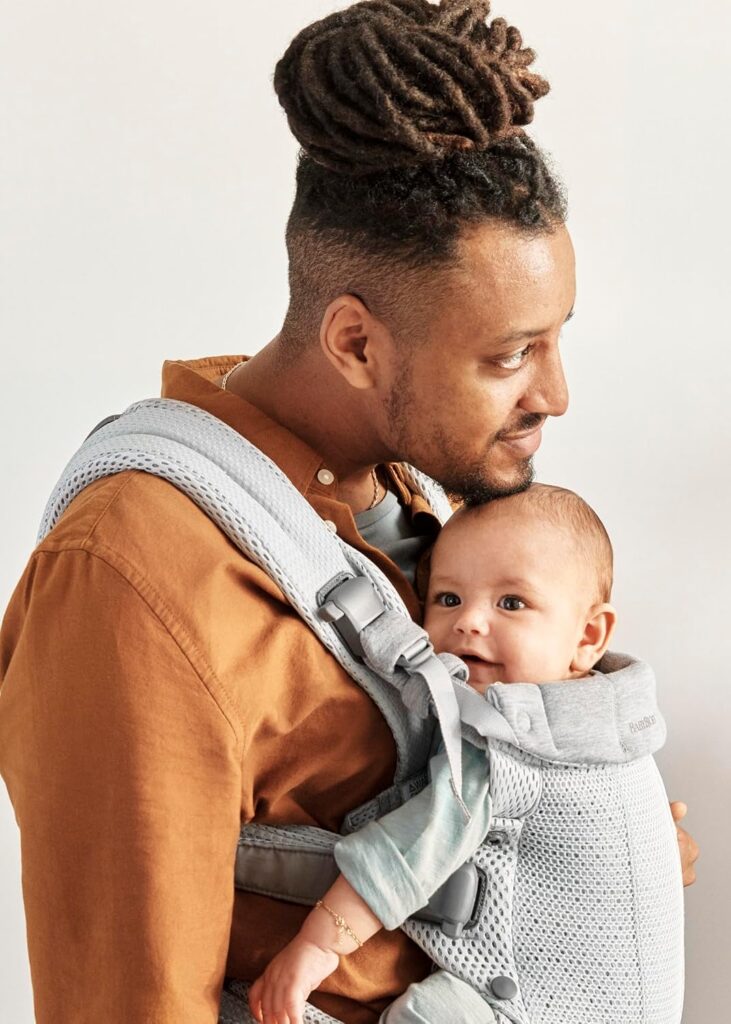 BabyBjorn Harmony ergosoma mazuļiem 0-3gadiem krāsa Silver 3D MESH