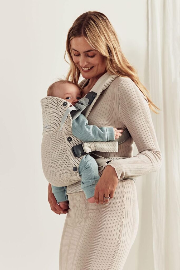 BabyBjorn Harmony ergosoma mazuļiem 0-3gadiem krāsa Cream 3D MESH