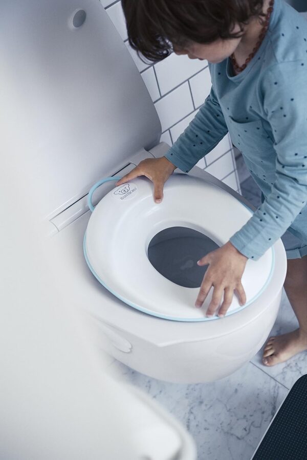 Autokreslini.lv | Toilet Trainer poda vāciņš krāsa White/Turquoise bilde #9