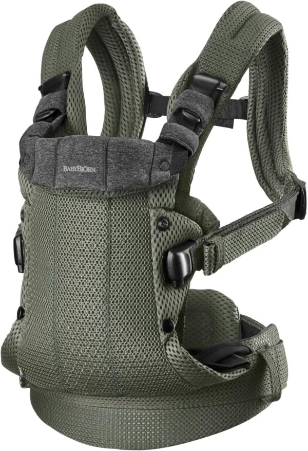 Autokreslini.lv | Harmony ergosoma mazuļiem krāsa Dark Green, 3D MESH bilde #1