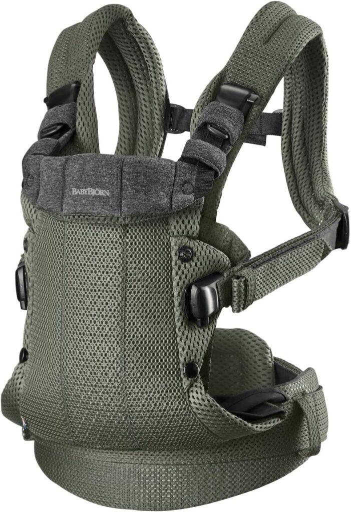 BabyBjorn Harmony ergosoma mazuļiem 0-3gadiem krāsa Dark Green 3D MESH