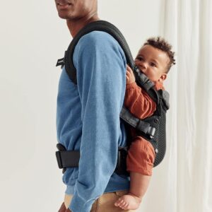 BabyBjorn Harmony ergosoma mazuļiem 0-3gadiem krāsa Black 3D MESH