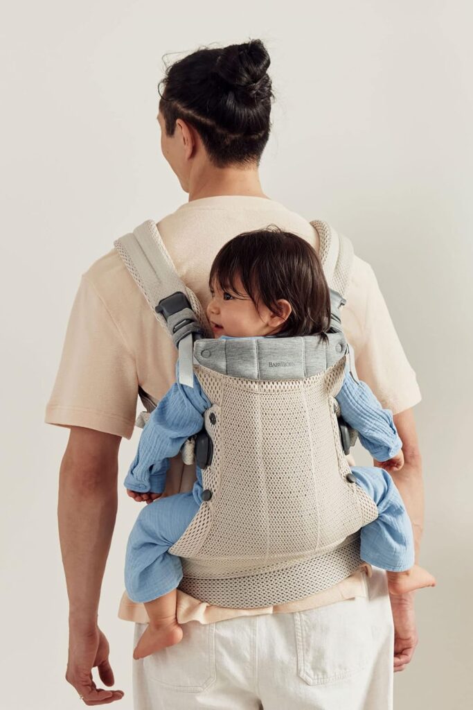 BabyBjorn Harmony ergosoma mazuļiem 0-3gadiem krāsa Cream 3D MESH