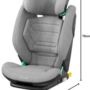Maxi Cosi RodiFix Pro 2 I-Size autokresliņš bērniem 100-150cm krāsa Authentic Grey