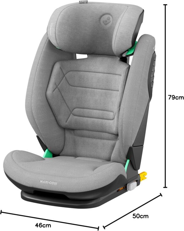 Maxi Cosi RodiFix Pro 2 I-Size autokresliņš bērniem 100-150cm krāsa Authentic Grey