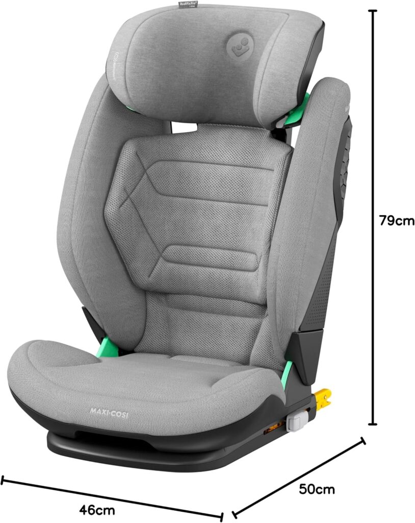 Maxi Cosi RodiFix Pro 2 I-Size autokresliņš bērniem 100-150cm krāsa Authentic Grey