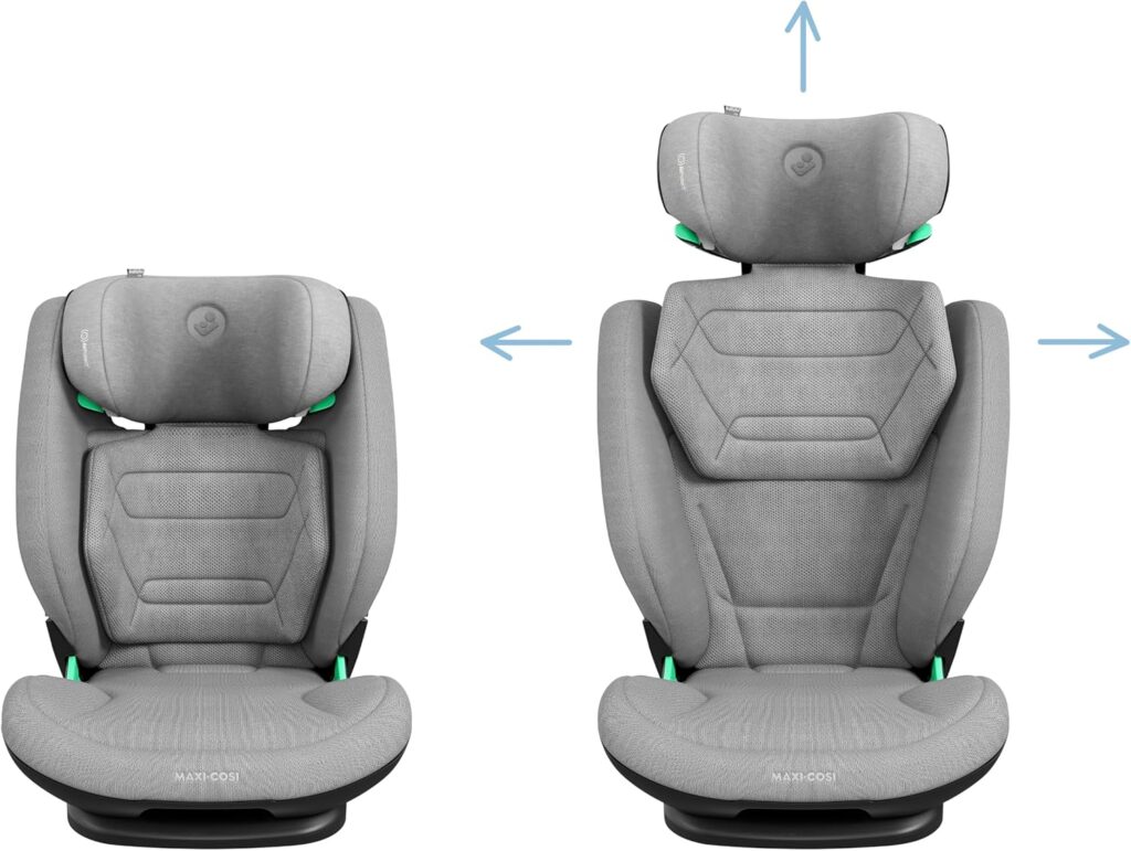 Maxi Cosi RodiFix Pro 2 I-Size autokresliņš bērniem 100-150cm krāsa Authentic Grey