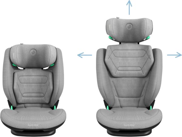 Maxi Cosi RodiFix Pro 2 I-Size autokresliņš bērniem 100-150cm krāsa Authentic Grey
