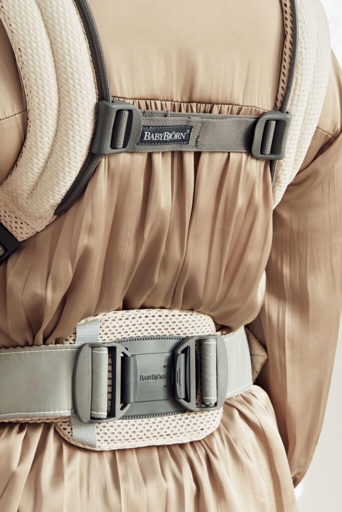 BabyBjorn Harmony ergosoma mazuļiem 0-3gadiem krāsa Cream 3D MESH