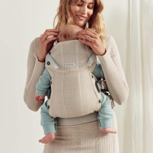 BabyBjorn Harmony ergosoma mazuļiem 0-3gadiem krāsa Cream 3D MESH