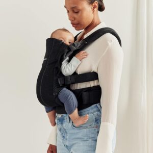 BabyBjorn Harmony ergosoma mazuļiem 0-3gadiem krāsa Black 3D MESH