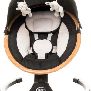 4Baby Rock’n Relax XXIV mazuļu šūpuļkrēsliņš krāsa Black
