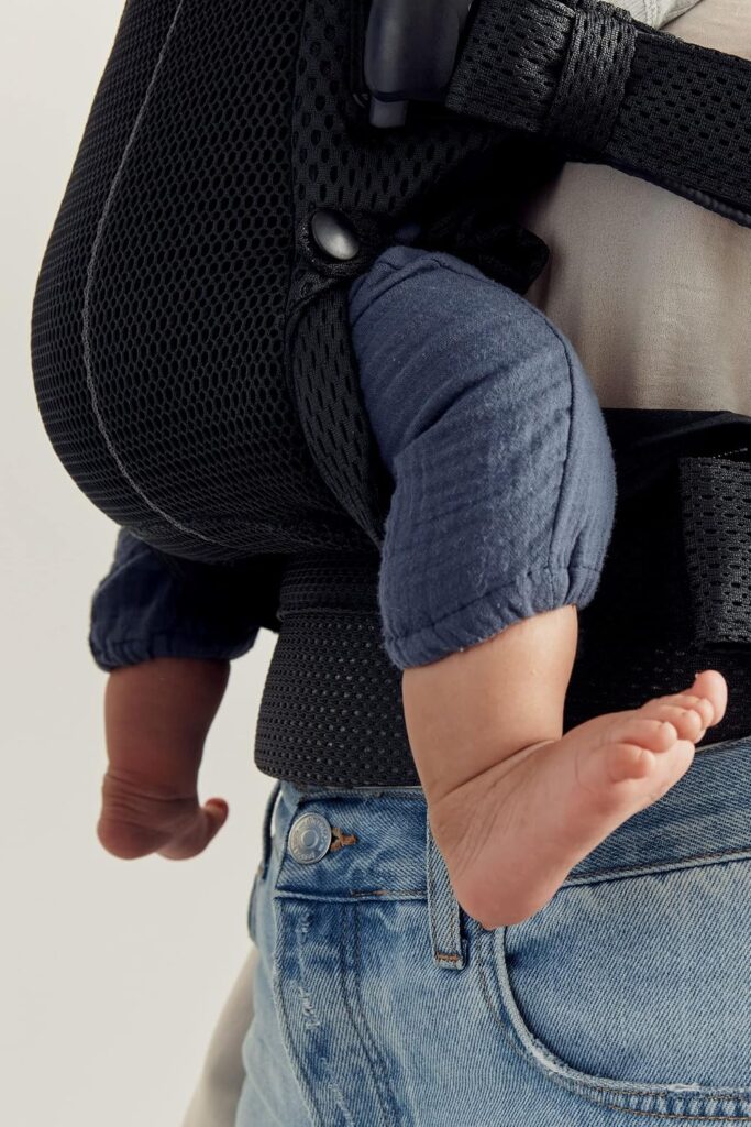 BabyBjorn Harmony ergosoma mazuļiem 0-3gadiem krāsa Black 3D MESH