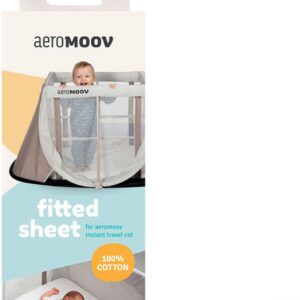 AeroMoov Instant Travel Cot Fittet Sheet gultiņas paladzinš