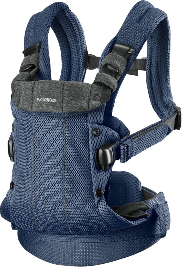 Autokreslini.lv | Harmony ergosoma krāsa Navy Blue, 3D MESH bilde #1