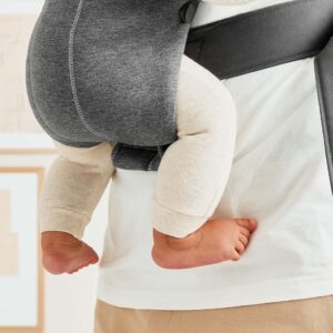 BabyBjorn MINI ergosoma mazuļiem 0-12mēn. krāsa Dark Grey 3D Jersey