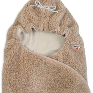 Lodger Wrapper mazuļu ietinamā sedziņa TEDDY krāsa BEIGE