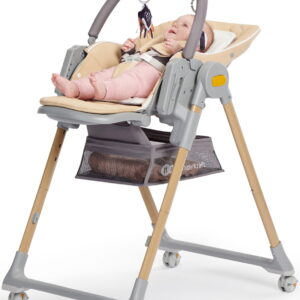 Kinderkraft Lastree barošanas krēsls 2in1 krāsa Wood