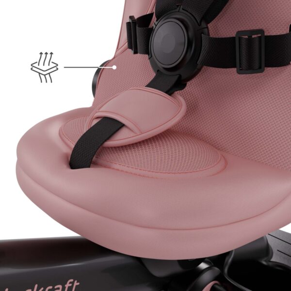 Autokreslini.lv | Aveo 2 Plus salokāms stumjamais trīsritenis bērniem krāsa Pink bilde #21