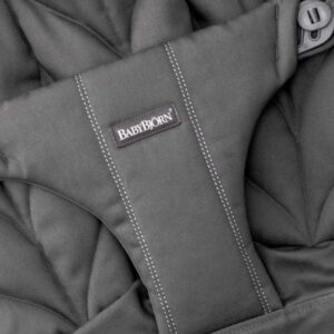 BabyBjorn Bouncer BLISS sēžamās daļas pārvalks krāsa Anthracite, Woven Petal quilt