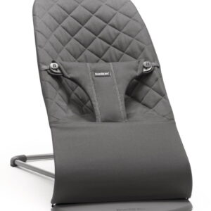 BabyBjorn BLISS šūpuļkrēsls mazuļiem 0-13kg krāsa Anthracite, COTTON Classic Quilt