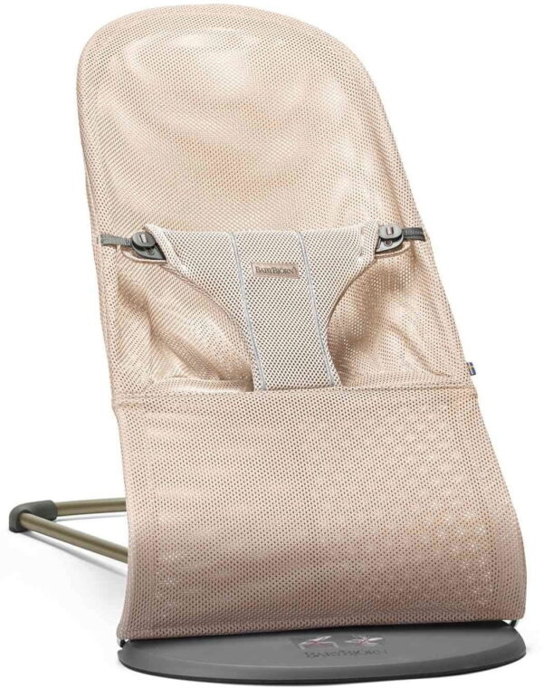 Autokreslini.lv | Balance Bliss mazuļu šūpuļkrēsls krāsa Pearly Pink, MESH bilde #1