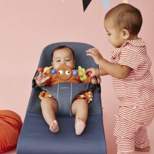 BabyBjorn BLISS šūpuļkrēsls mazuļiem 0-13kg krāsa Dove Blue, 3D Jersey