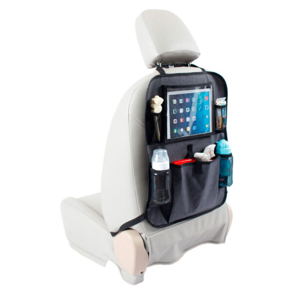Autokreslini.lv | Tablet Backseat organizer Grey bilde #11